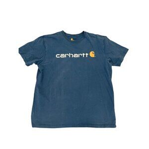 Carhartt Blue Original Fit Short Sleeve Tshirt Men's Size XL Work Tee
